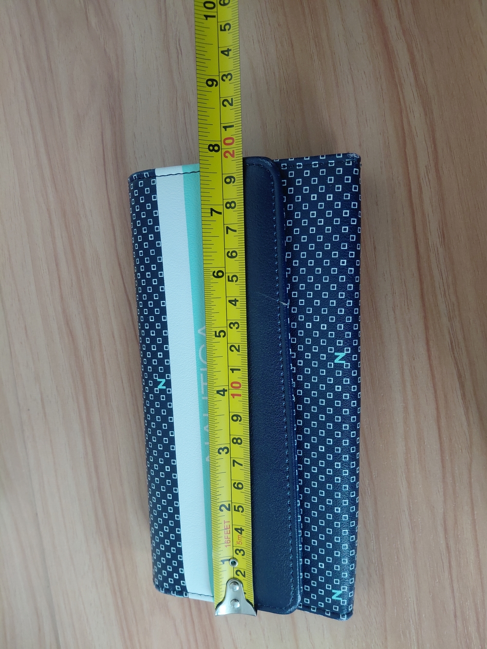 Nautica Navy & Aqua Stripe Wallet - Picture 5 of 6